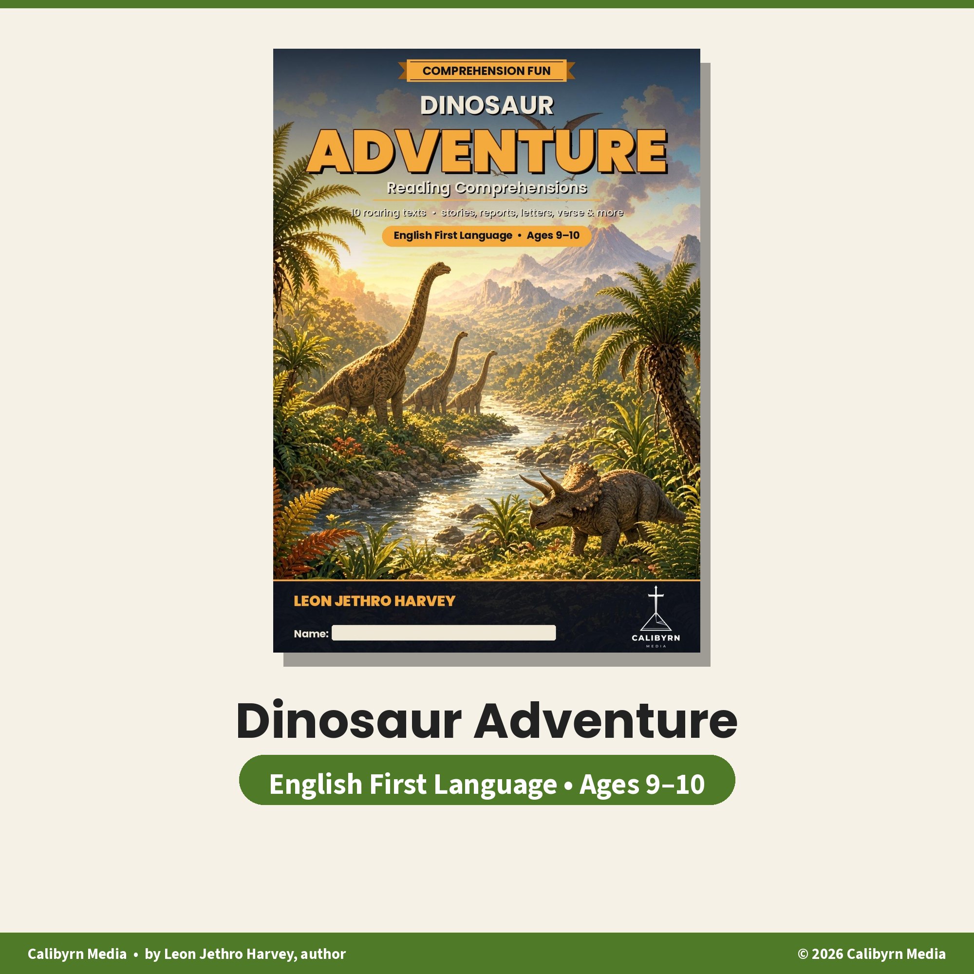 Dinosaur Adventure cover